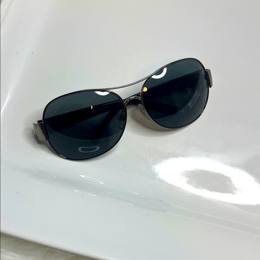D&G Black Aviator Sunglasses